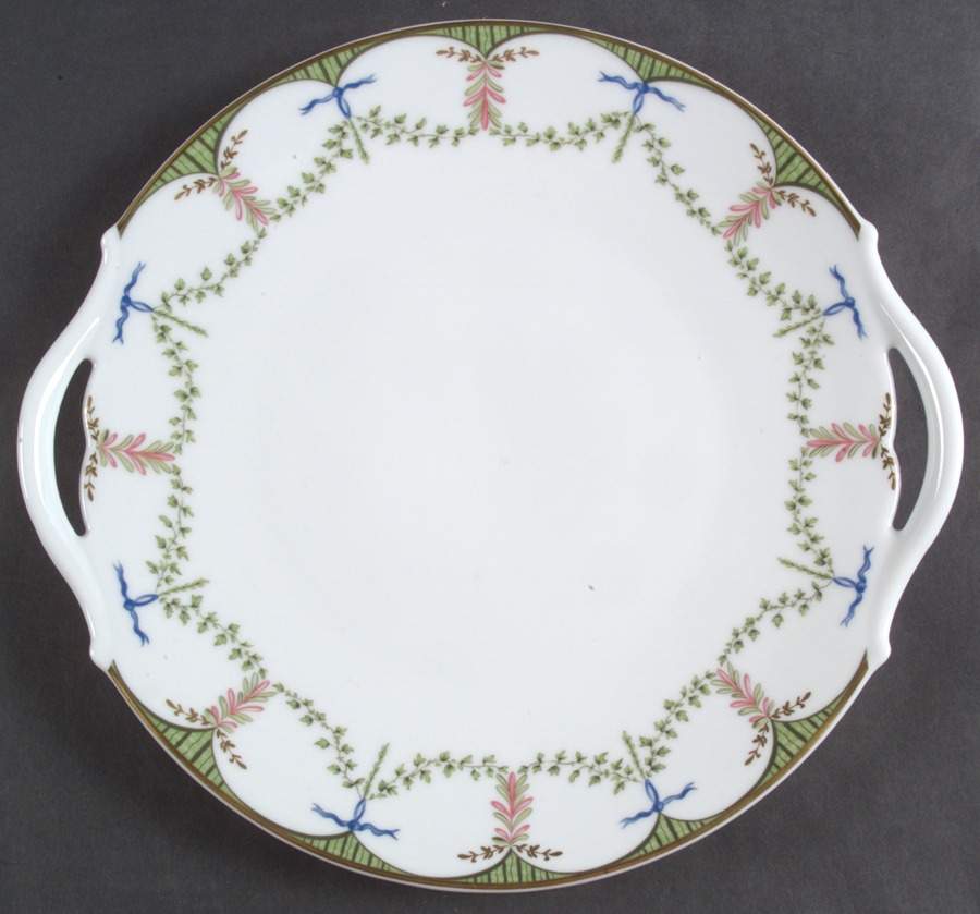 Festivites Handled Cake Plate by Raynaud-1