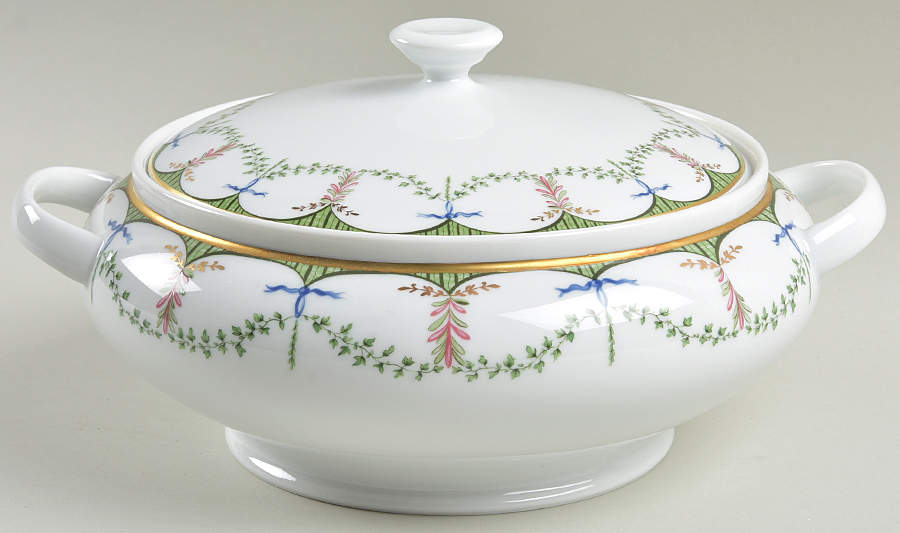 Festivites Round Covered Vegetable by Raynaud-1