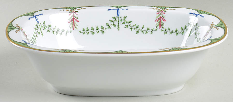 Festivites 9" Oval Vegetable Bowl by Raynaud-1