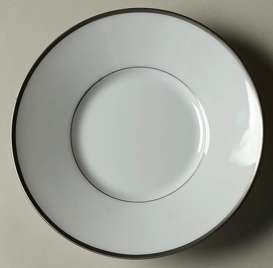 Fontainebleau Platinum (Verge) Saucer by Raynaud-1
