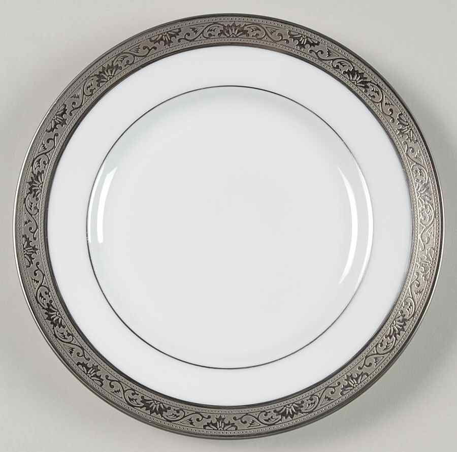 Ambassador Platinum (White) Bread & Butter Plate by Raynaud-1