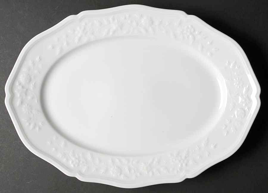 Hawthorne 15" Oval Serving Platter by Raynaud-1
