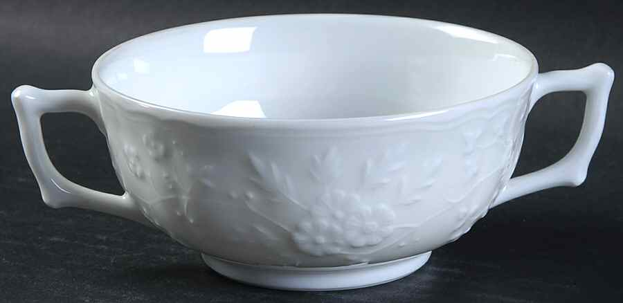 Hawthorne Flat Cream Soup Bowl by Raynaud-1