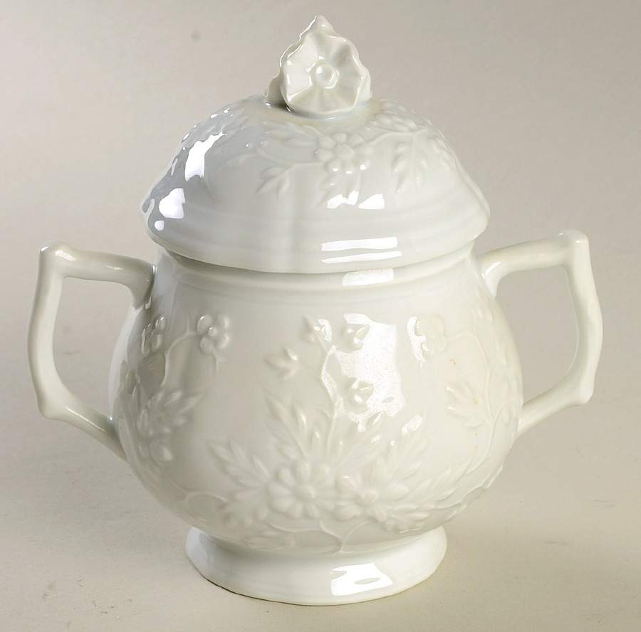 Hawthorne Sugar Bowl & Lid by Raynaud-1