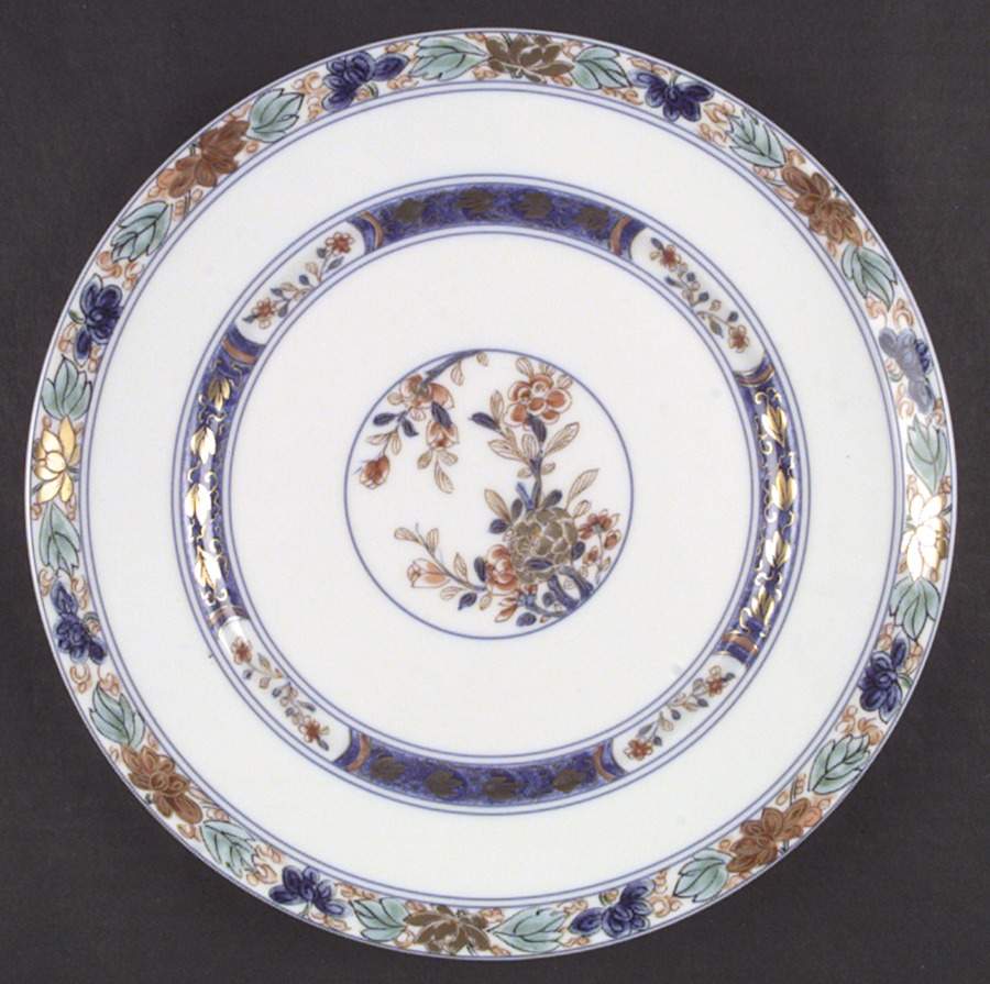 Koutani (White Background) Large Dinner Plate by Raynaud-1