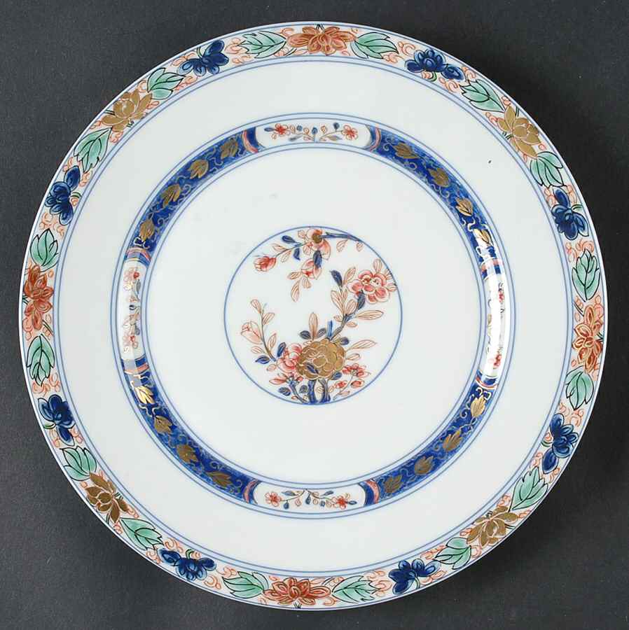 Koutani (White Background) Dessert Luncheon Plate by Raynaud-1