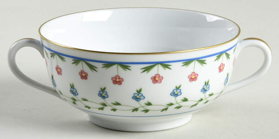 Lafayette Footed Cream Soup Bowl by Raynaud-1