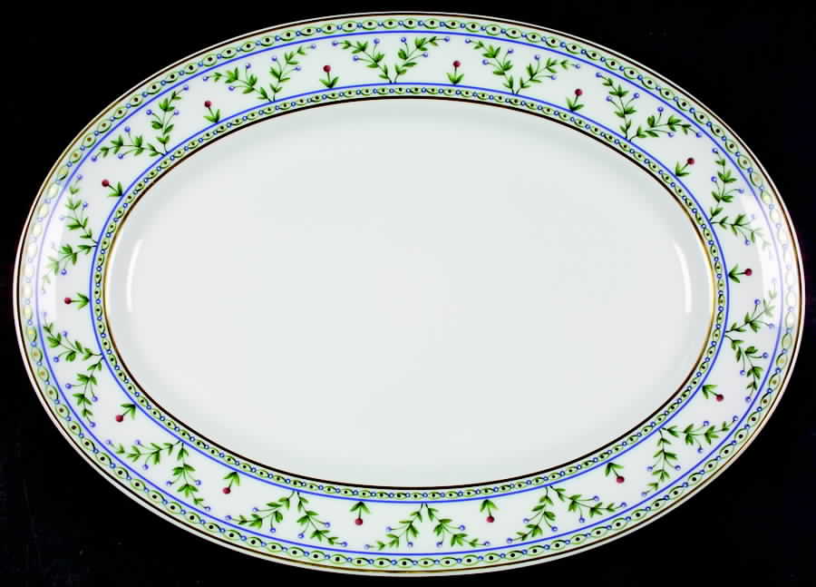 Lafayette 14" Oval Serving Platter by Raynaud-1