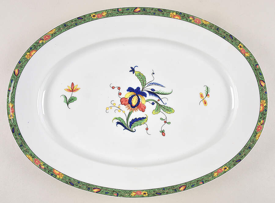 Louviers 16" Oval Serving Platter by Raynaud-1