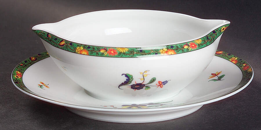 Louviers Gravy Boat with Attached Underplate by Raynaud-1