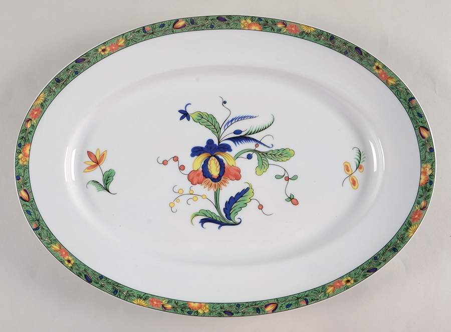 Louviers 14" Oval Serving Platter by Raynaud-1