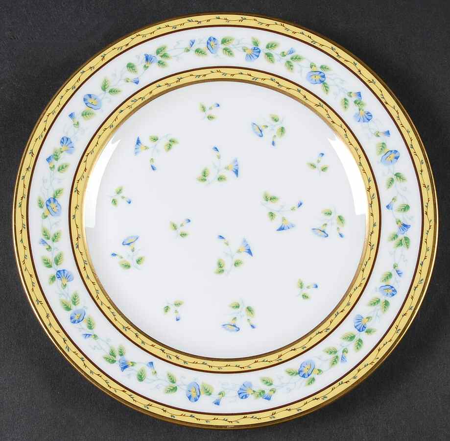 Morning Glory (Spray) Salad Plate by Raynaud-1