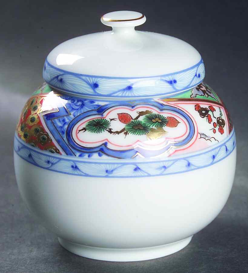 Nin Sou Sugar Bowl & Lid by Raynaud-1
