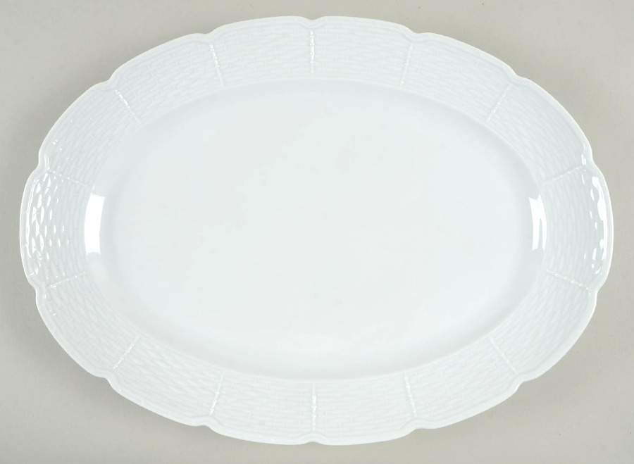 Osier 16" Oval Serving Platter by Raynaud-1