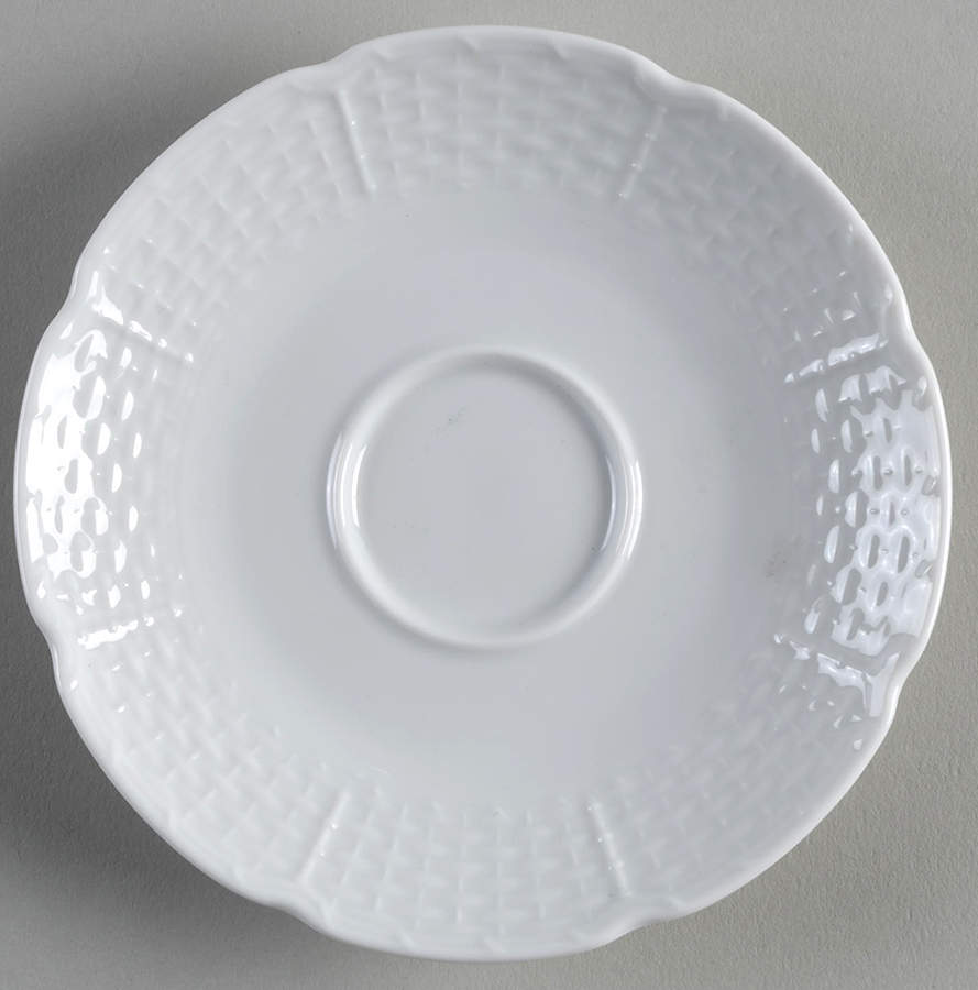 Osier Saucer for Flat Demitasse Cup by Raynaud-1