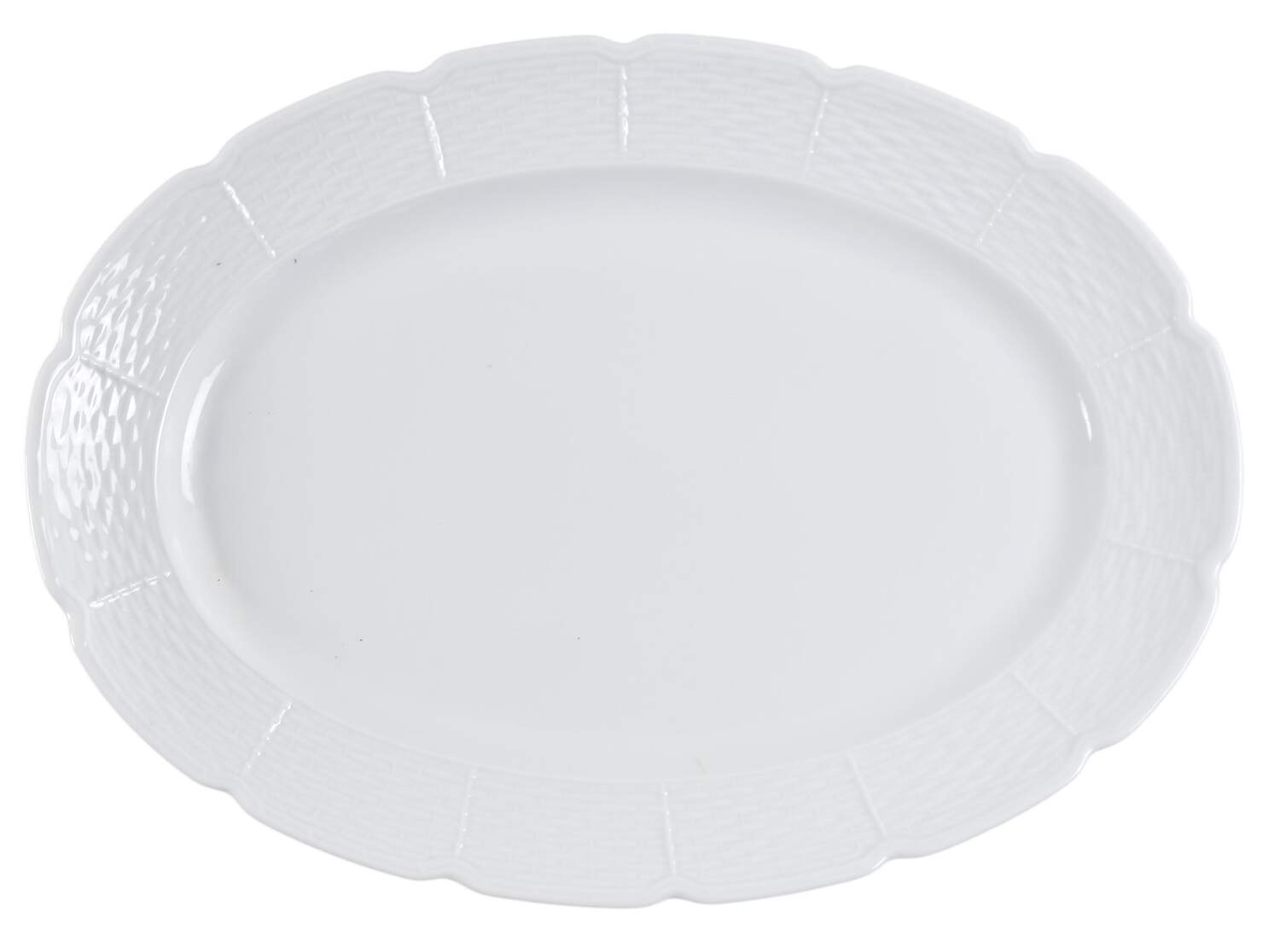 Osier 16" Oval Serving Platter by Raynaud-1