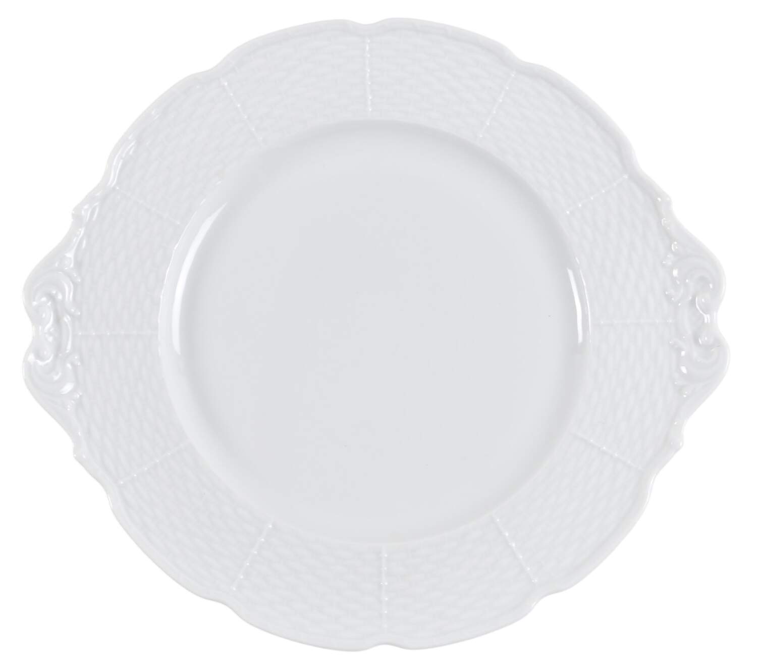 Osier Handled Cake Plate by Raynaud-1