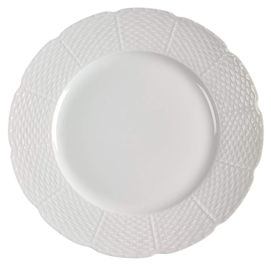 Osier Dinner Plate by Raynaud-1