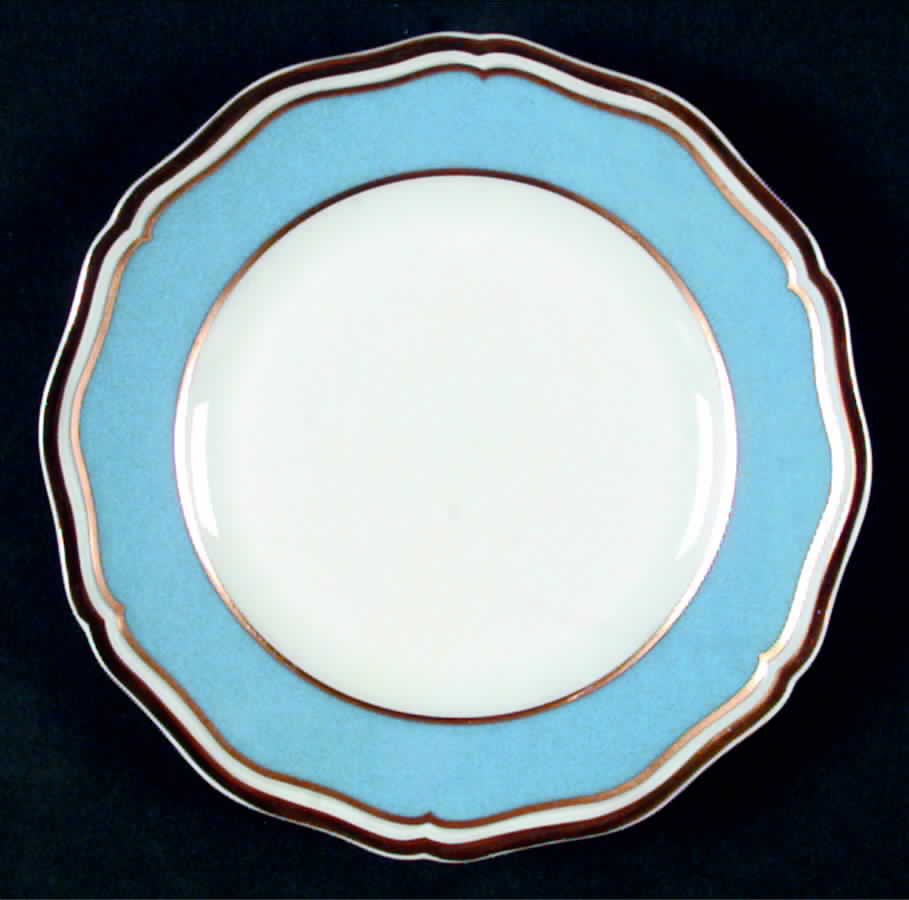 Polka Blue Bread & Butter Plate by Raynaud-1