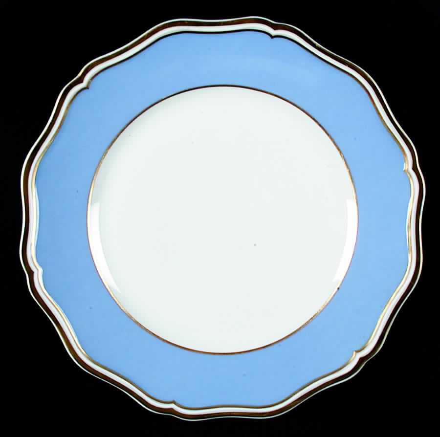 Polka Blue Dinner Plate by Raynaud-1
