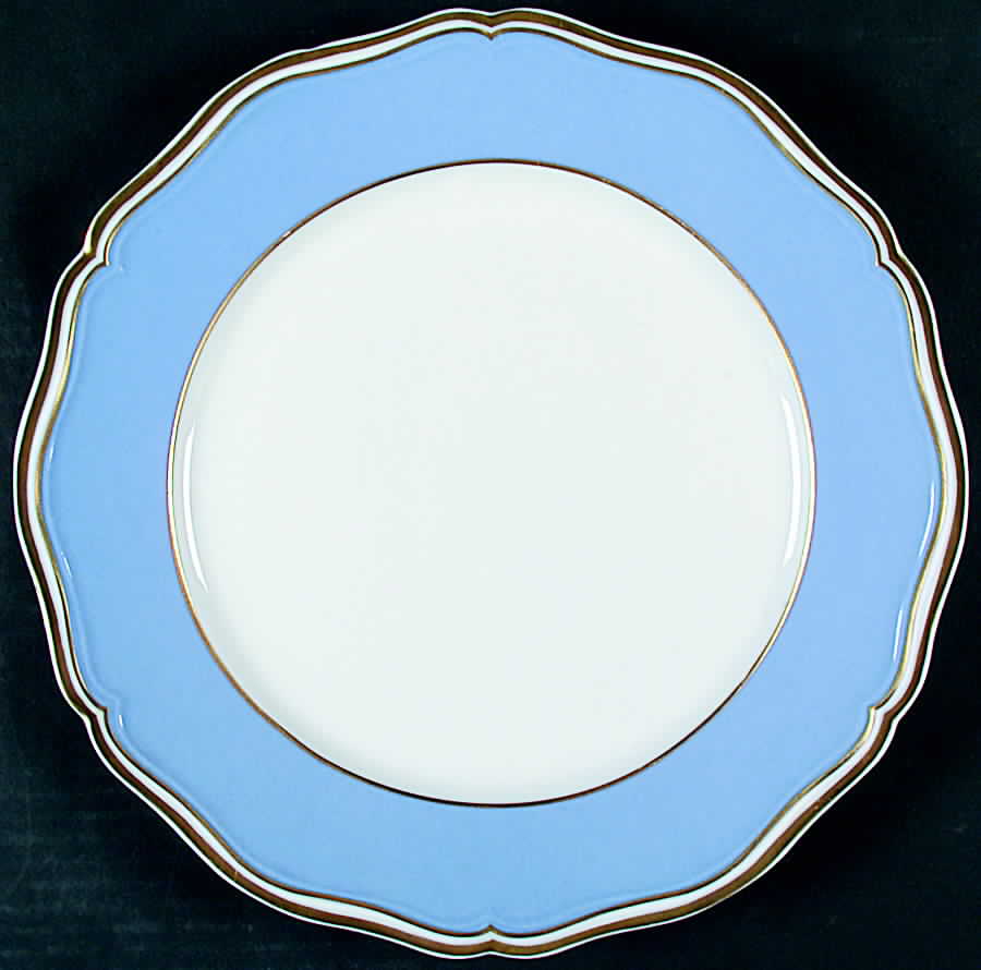 Polka Blue Service Plate (Charger) by Raynaud-1