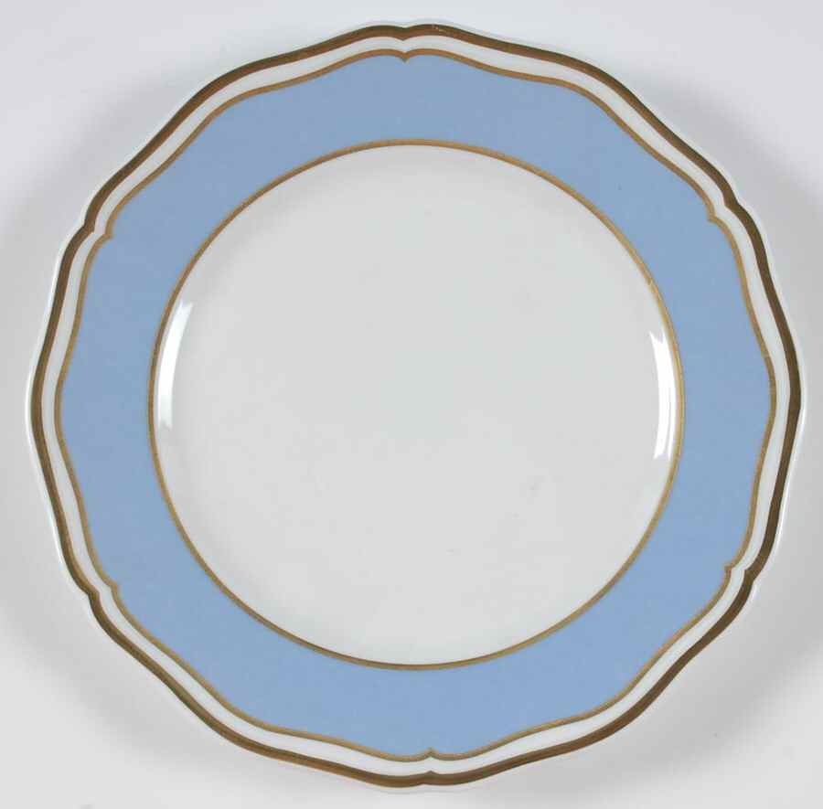 Polka Blue Salad Plate by Raynaud-1