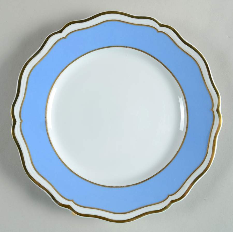 Polka Blue Dessert Luncheon Plate by Raynaud-1