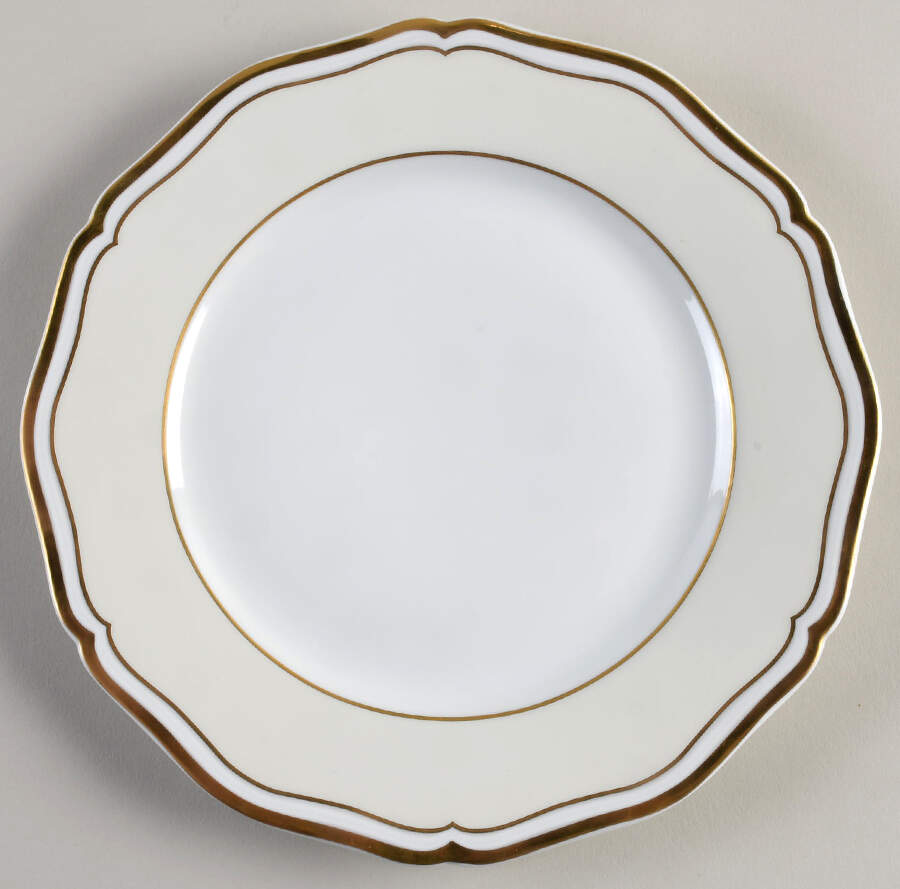 Polka Ivory Dessert Luncheon Plate by Raynaud-1