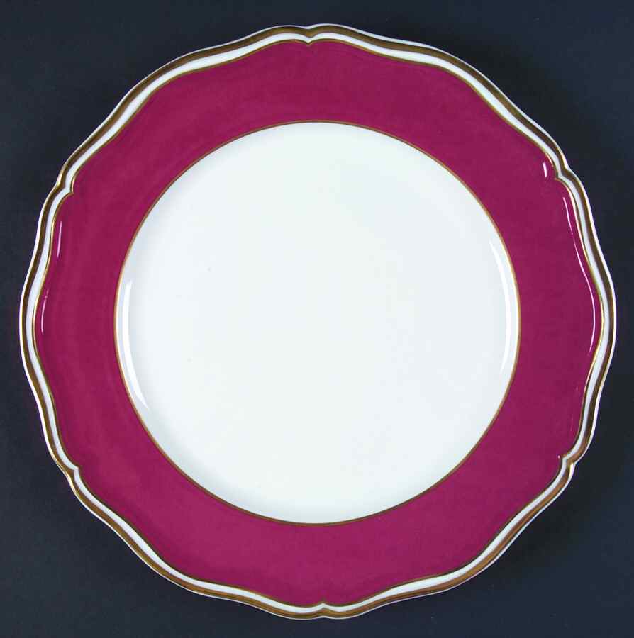 Polka Red Service Plate (Charger) by Raynaud-1