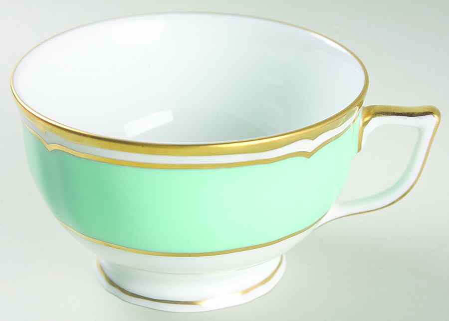 Polka Green Footed Cup by Raynaud-1