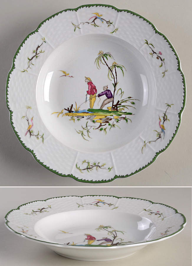 Si Kiang Large Rim Soup Bowl by Raynaud-1