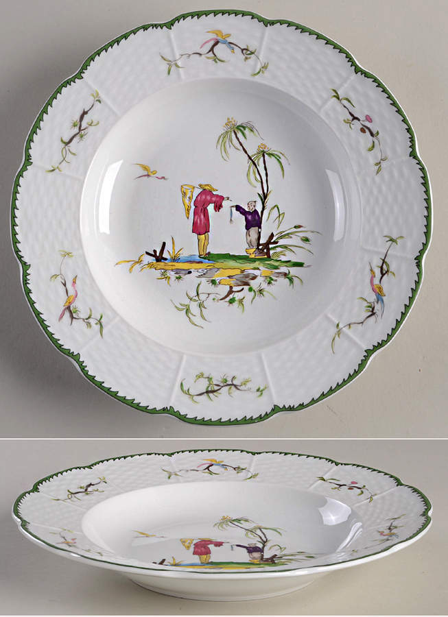Si Kiang Large Rim Soup Bowl by Raynaud-1