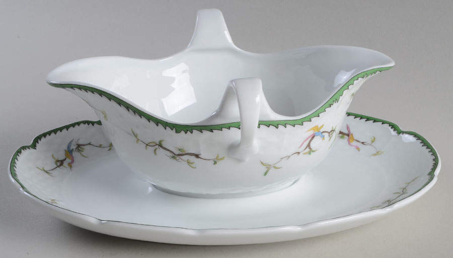 Si Kiang Gravy Boat & Underplate by Raynaud-1