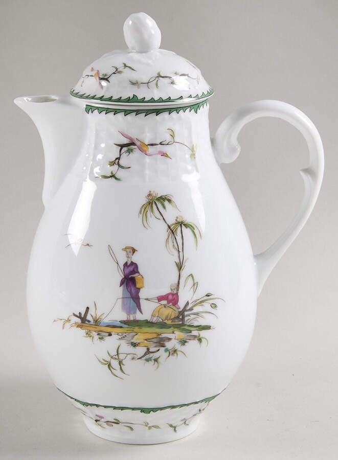 Si Kiang Coffee Pot & Lid by Raynaud-1
