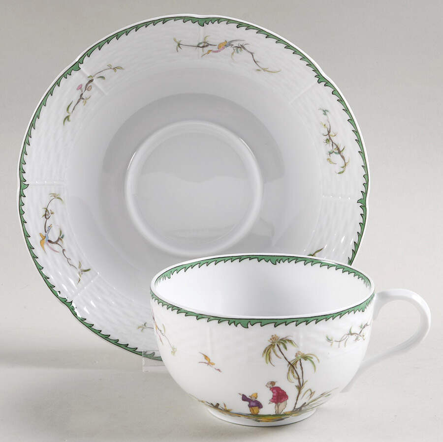 Si Kiang Breakfast Cup & Saucer Set by Raynaud-1