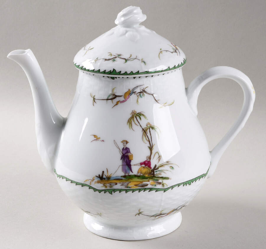 Si Kiang Teapot & Lid by Raynaud-1