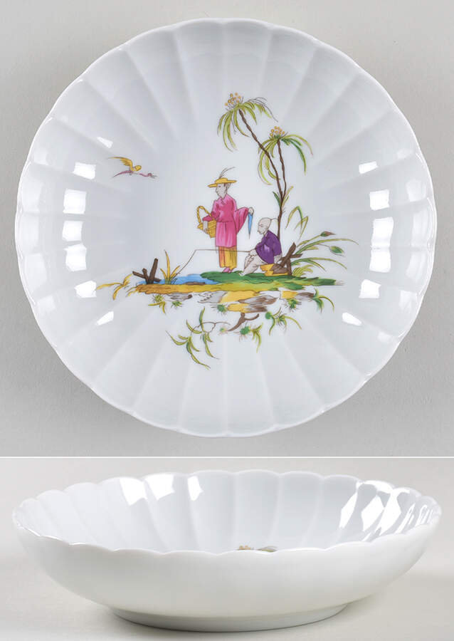 Si Kiang 6" Scalloped Bowl by Raynaud-1