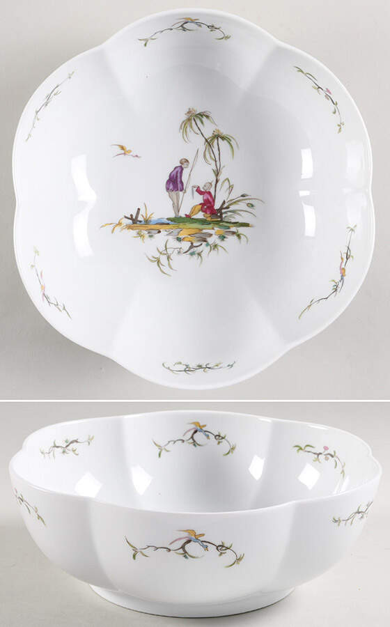 Si Kiang 9" Melon Bowl by Raynaud-1