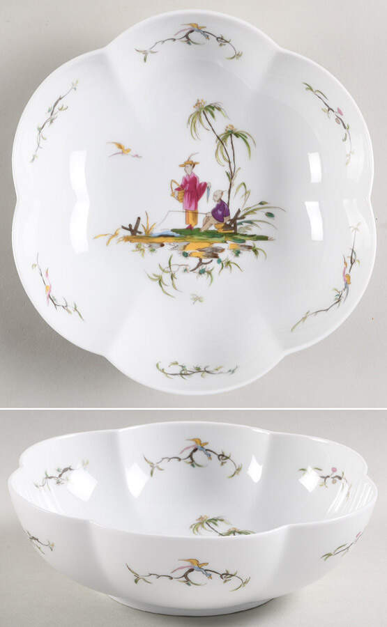 Si Kiang 7" Melon Bowl by Raynaud-1