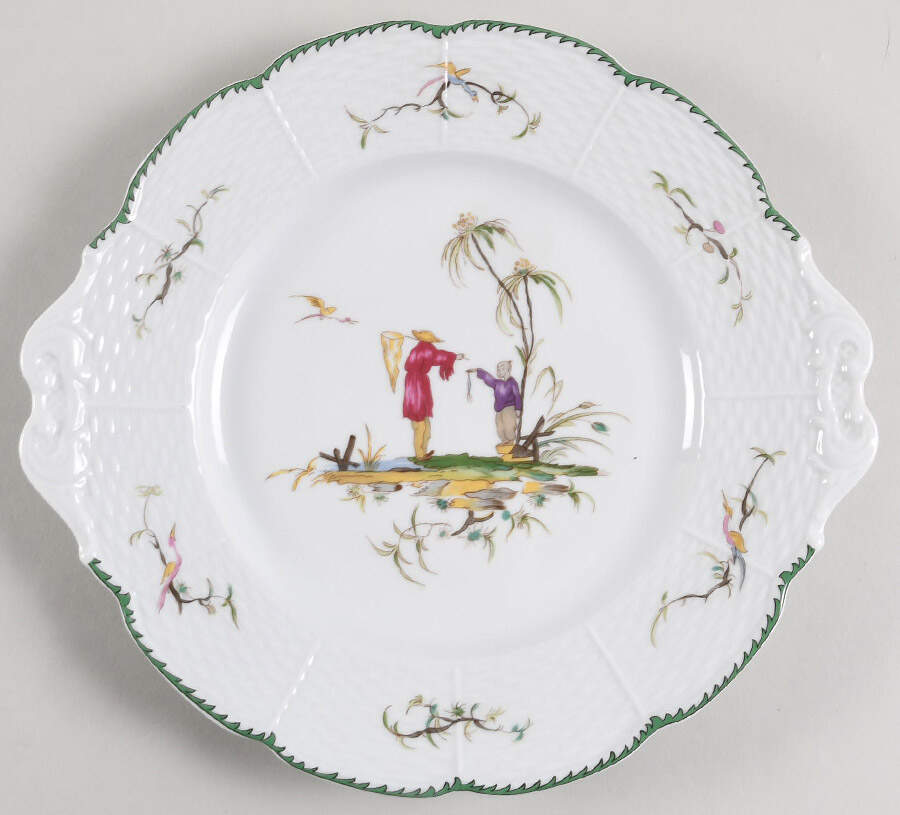 Si Kiang Handled Cake Plate by Raynaud-1
