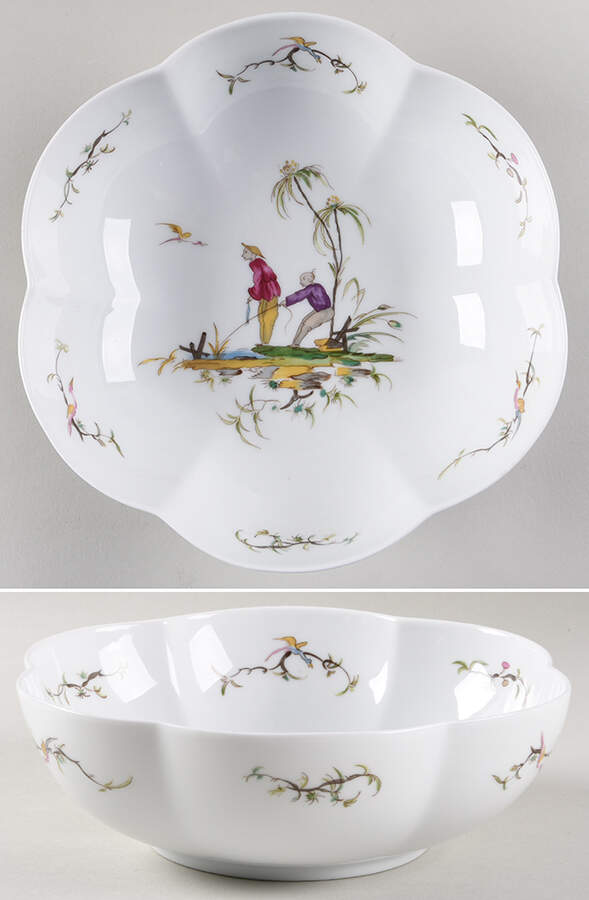 Si Kiang 7" Melon Bowl by Raynaud-1