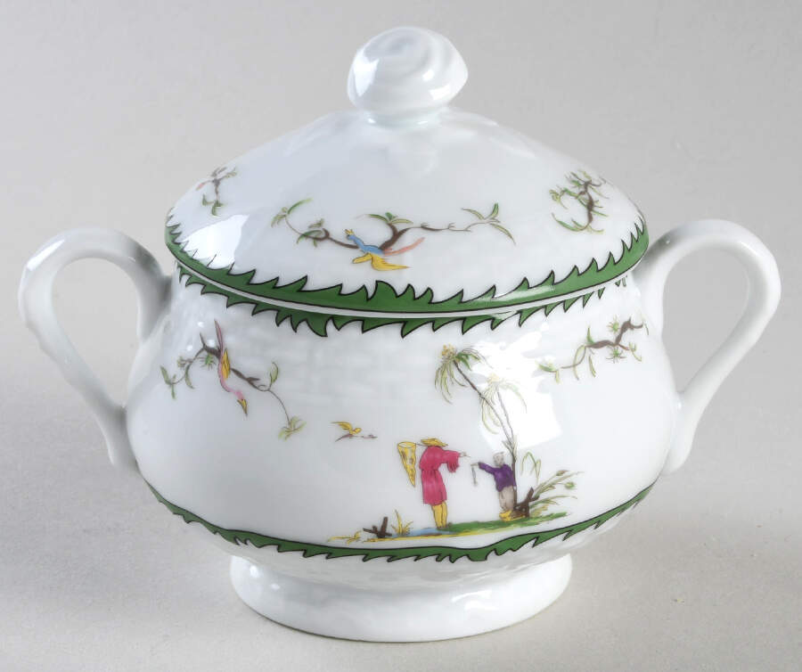 Si Kiang Sugar Bowl & Lid by Raynaud-1