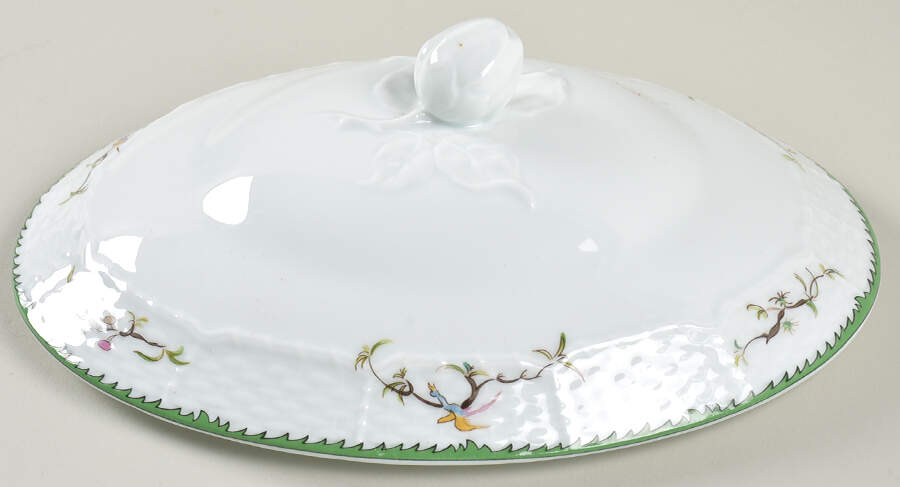 Si Kiang Lid for Oval Vegetable by Raynaud-1