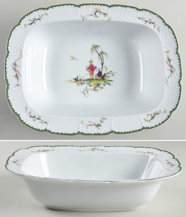 Si Kiang 10" Oval Vegetable Bowl by Raynaud-1