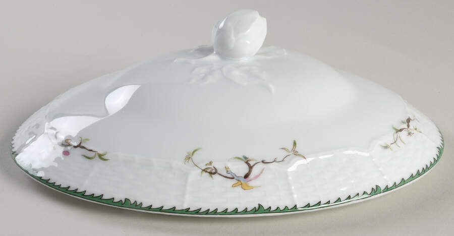 Si Kiang Lid for Oval Vegetable by Raynaud-1