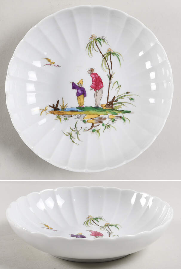Si Kiang 6" Scalloped Bowl by Raynaud-1