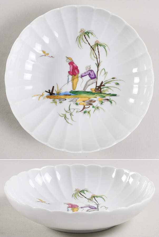 Si Kiang 6" Scalloped Bowl by Raynaud-1