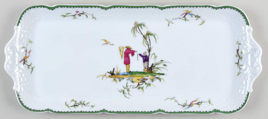 Si Kiang Oblong Cake Plate by Raynaud-1
