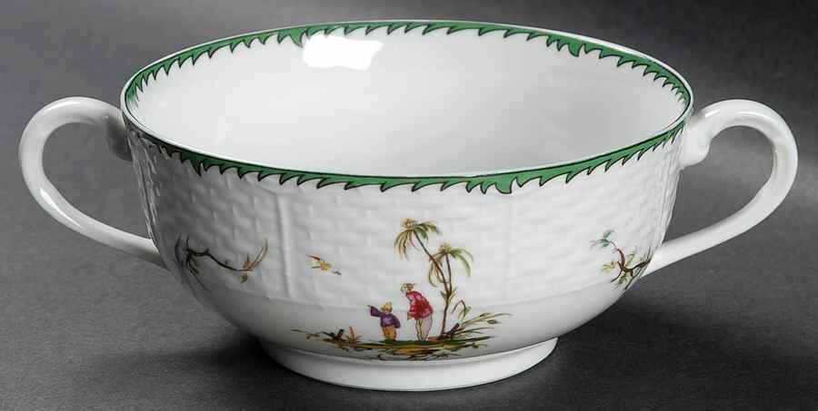 Si Kiang Flat Cream Soup Bowl by Raynaud-1