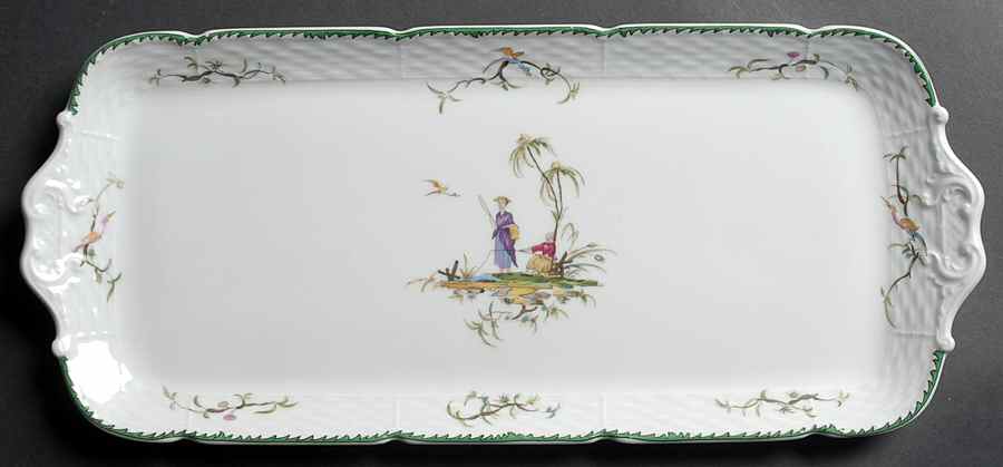 Si Kiang 16" Oblong Cake Plate by Raynaud-1